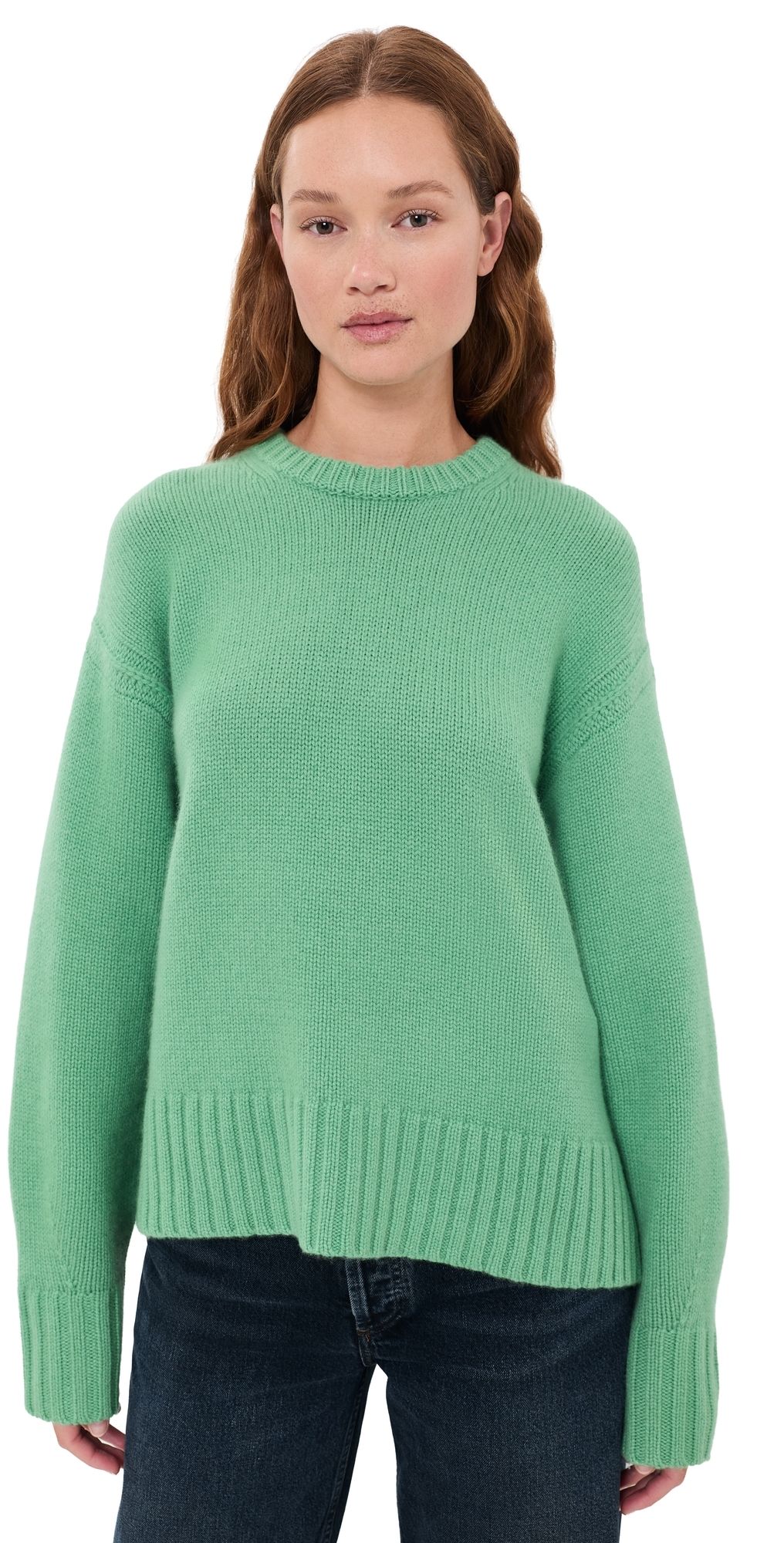 Guest in Residence Cozy Crew Cashmere Pullover Highland M