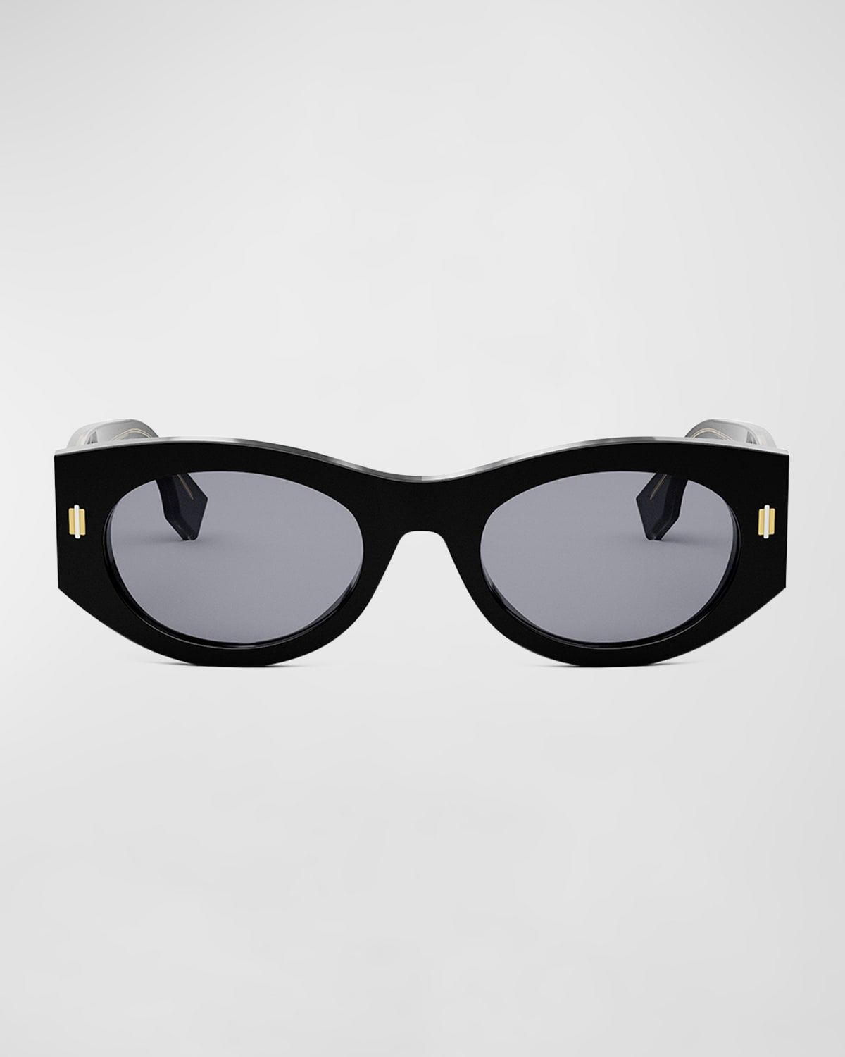 Fendi Roma Acetate Shield Sunglasses