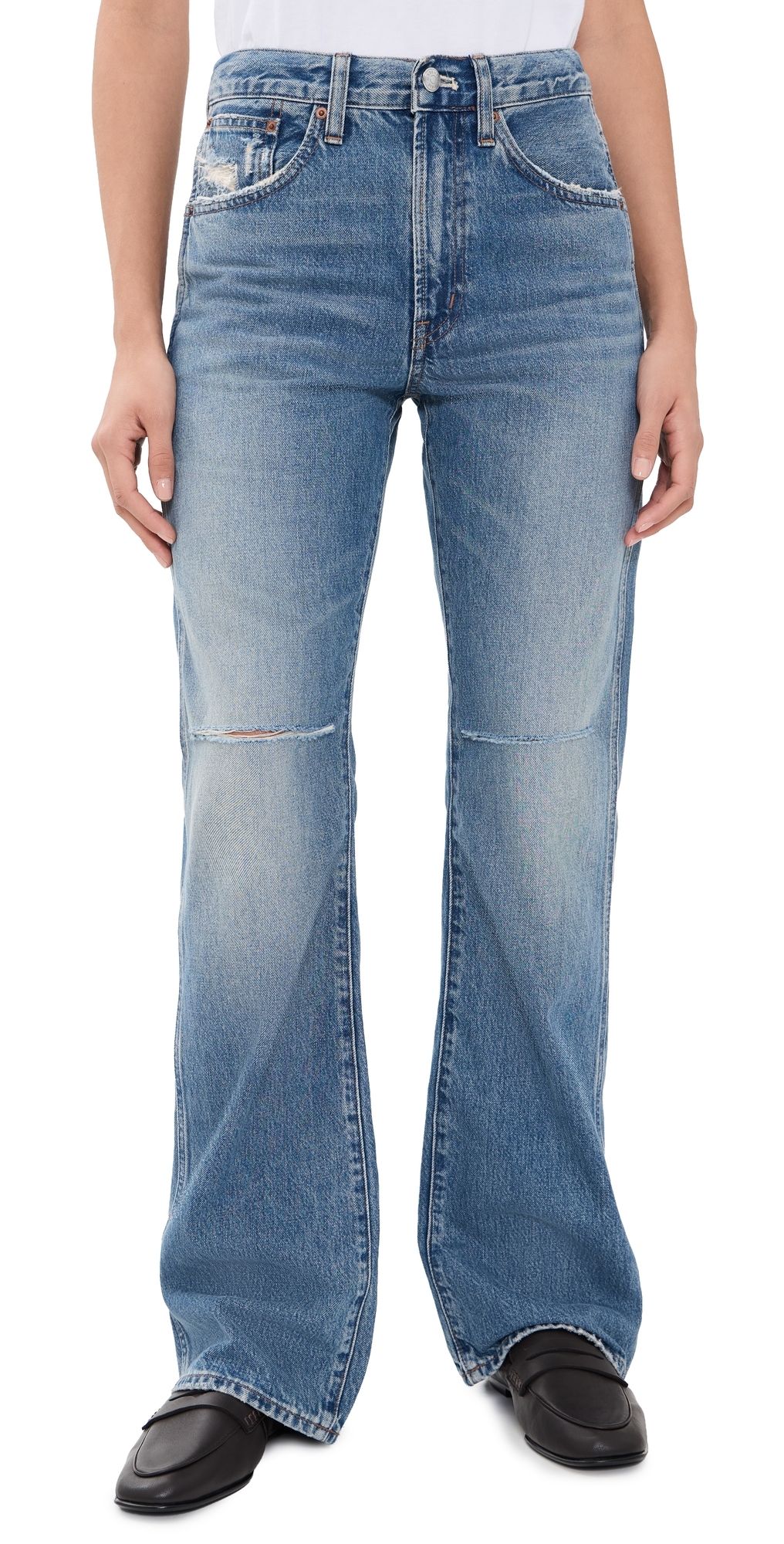 Madewell Relaxed Bootcut Jeans Solstice Wash 27