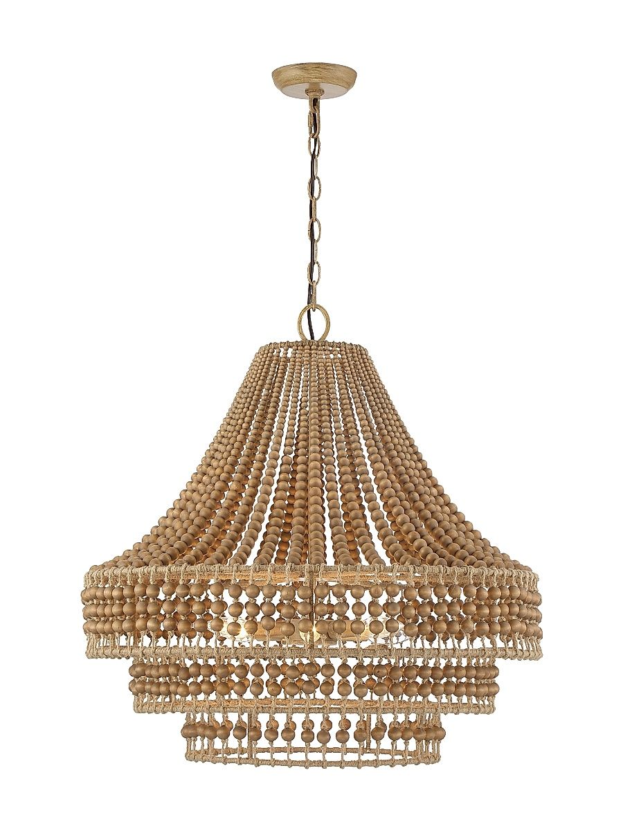 Silas 6-Light Chandelier - Burnished Silver