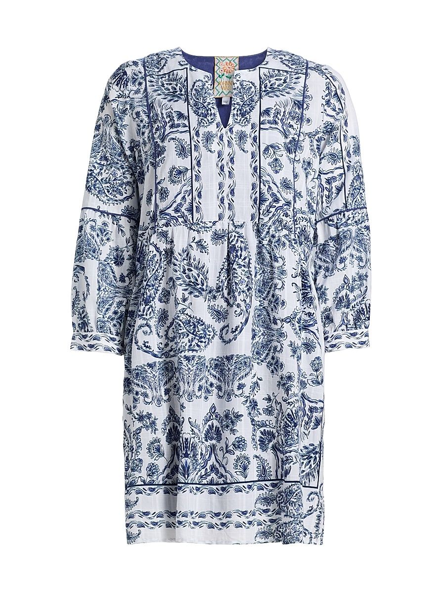Women's Jaden Piped Yoke Tiered Minidress - Jaden - Size XXL