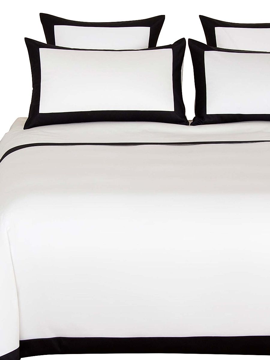 Bold Duvet Cover - Milk Black - Size King
