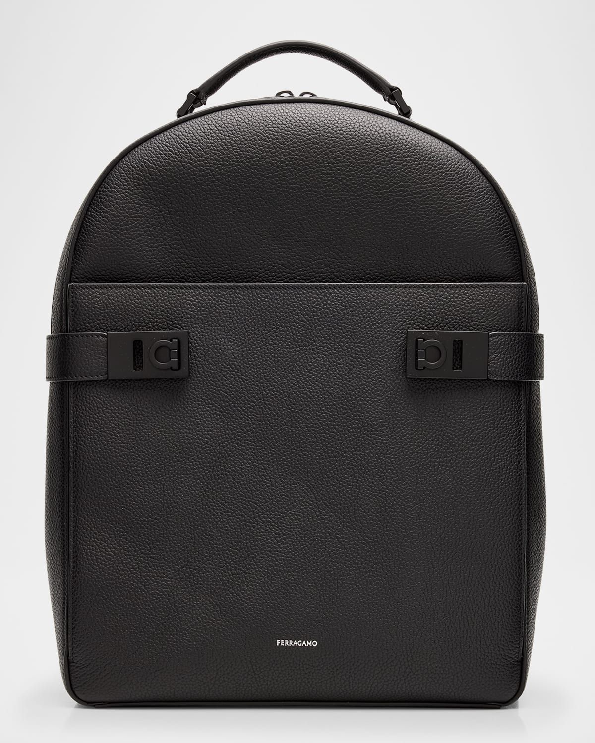 Men & apos;s Twins Leather Backpack