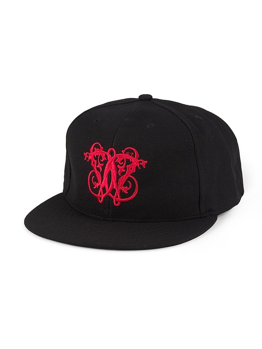 Men's Insignia Embroidered Cap - Black