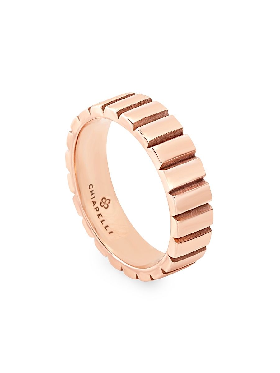 Women's Riflessi 18K Rose Gold Ring - Rose Gold - Size 7