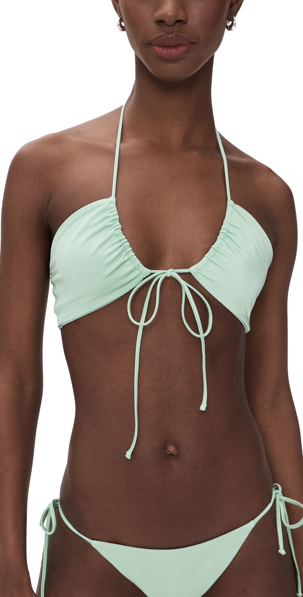 JADE Swim Livi Bikini Top Seafoam Sheen XS