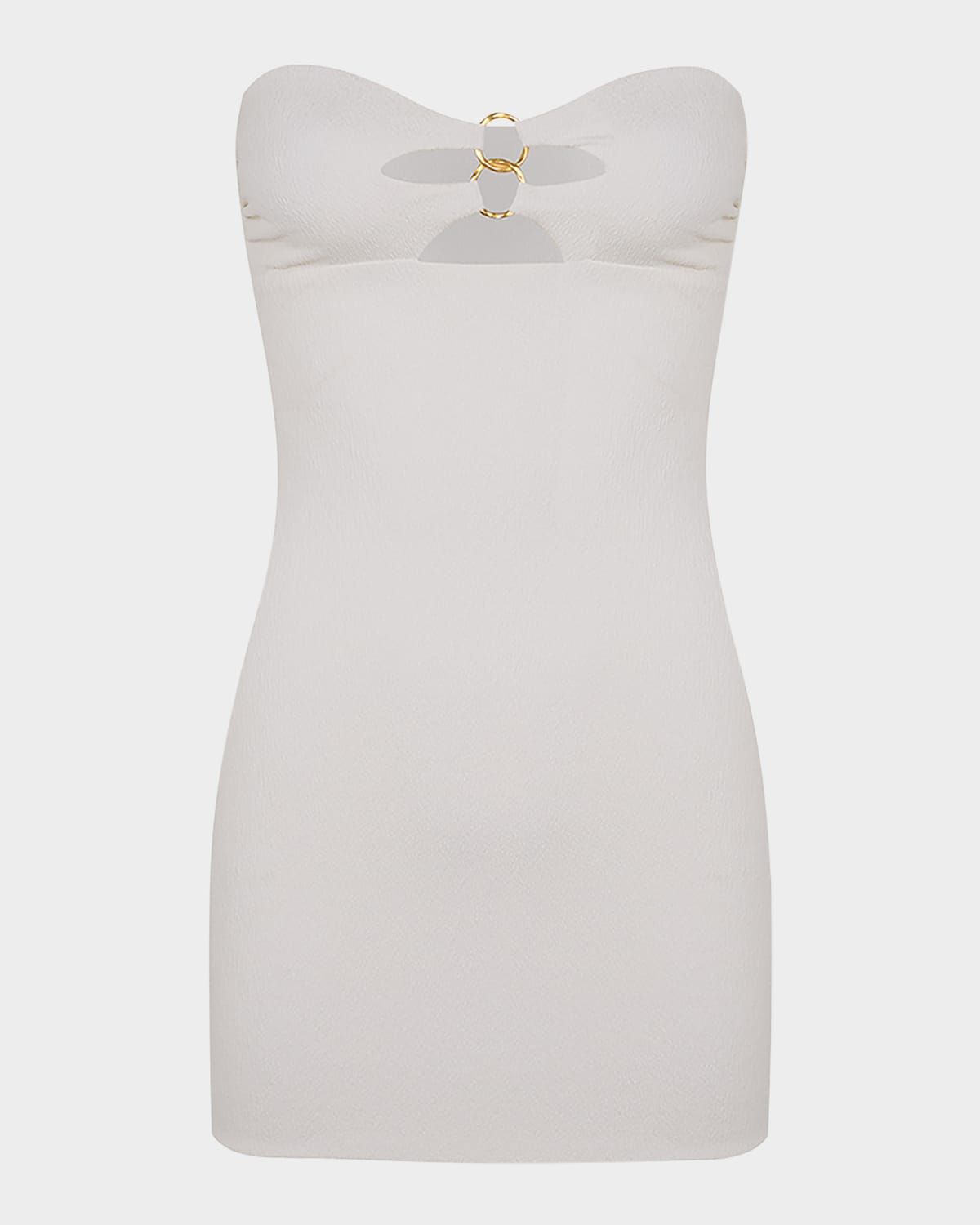Firenze Jolie Strapless Ring Mini Dress
