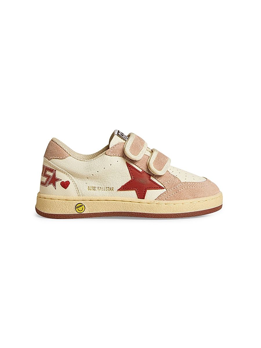 Baby's, Little Kid's & Kid's Ballstar Suede Sneakers - Pink Red - Size 3 (Child)