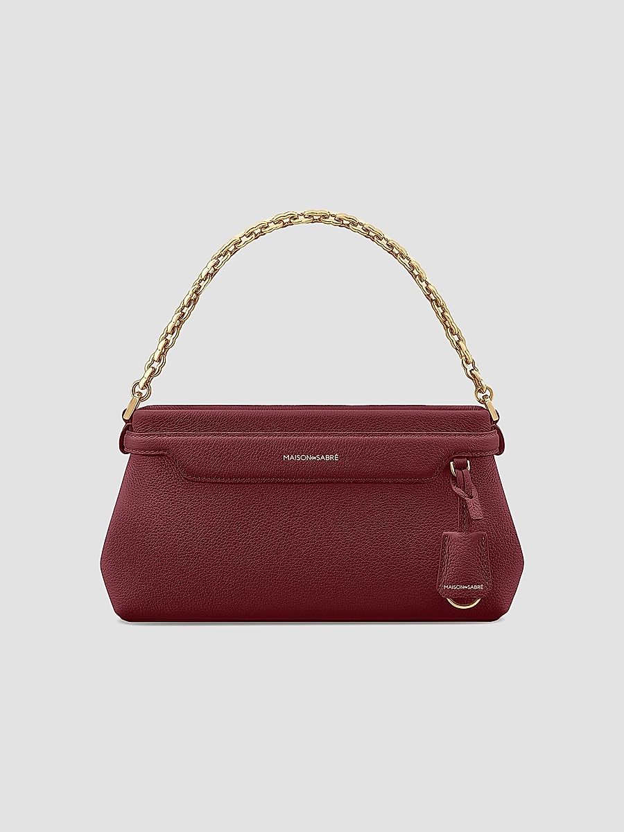 Maison de Sabre Women's The Palais Soirée Top Handle Bag - Plum Red