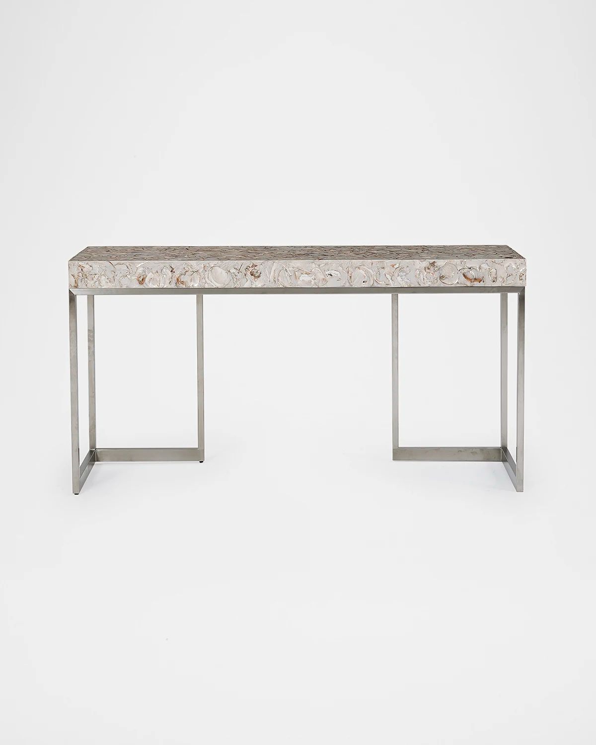 Capiz Shell Console Table