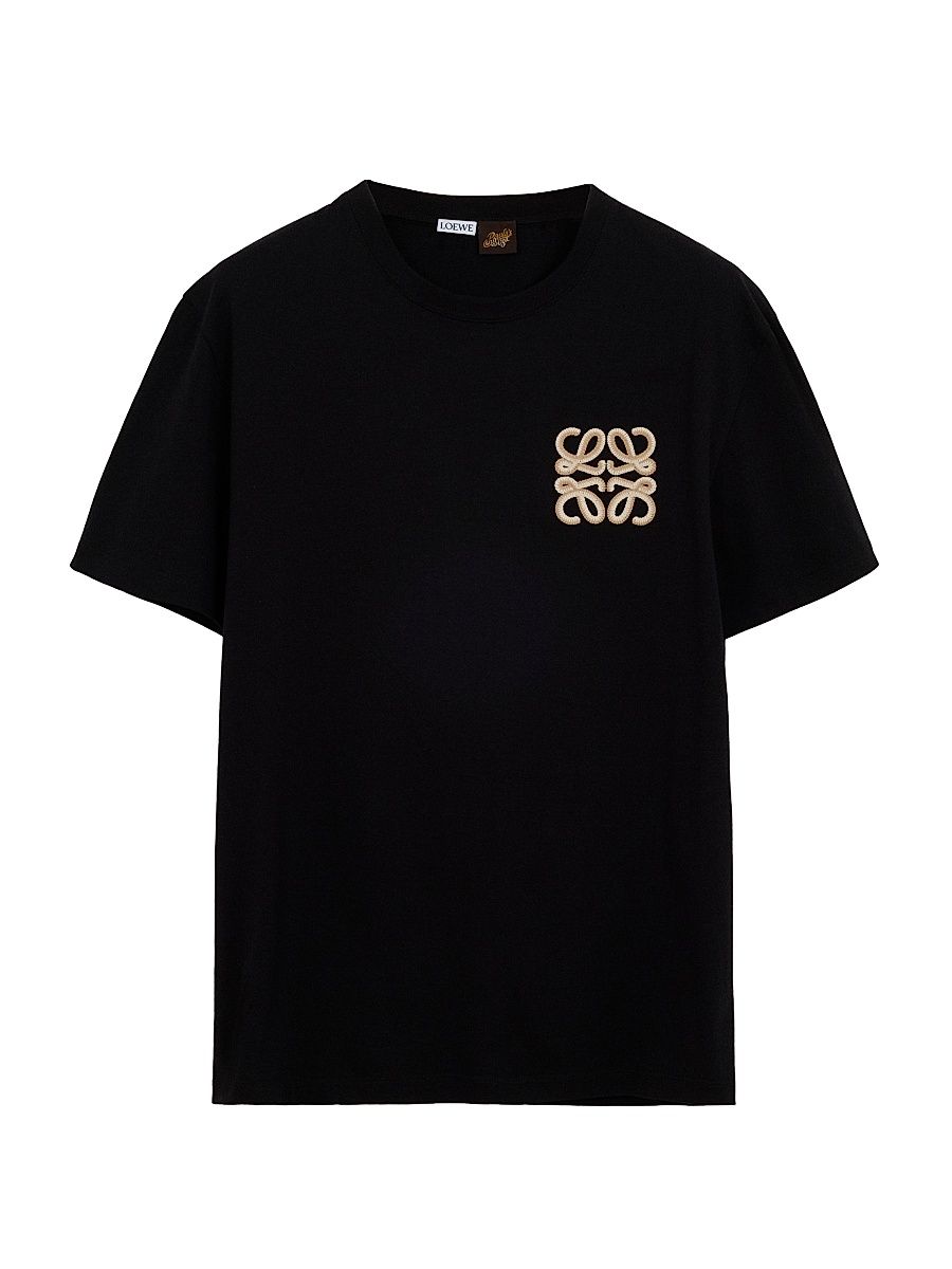 Men's LOEWE x Paula's Ibiza Relaxed-Fit Crewneck T-Shirt - Black - Size XXL