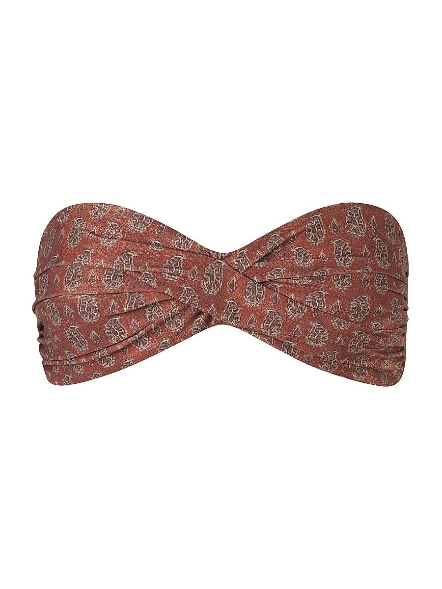 Women's Playa Grande Sea Sprite Bikini Top - Light Ochre - Size Medium