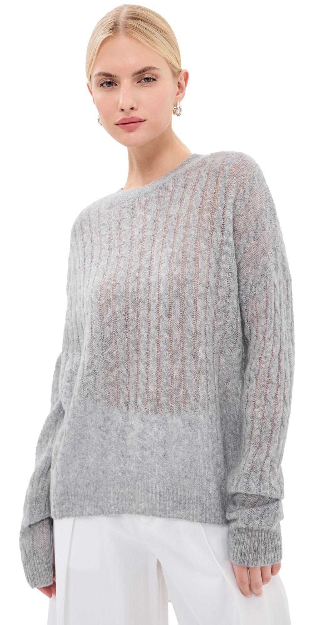LISA YANG Amabel Cashmere Sweater Cloudy 0