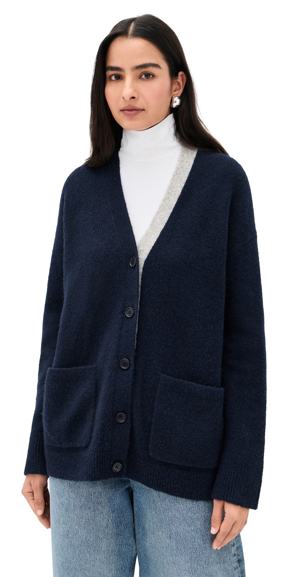 Velvet Cameron Cardigan Navy M