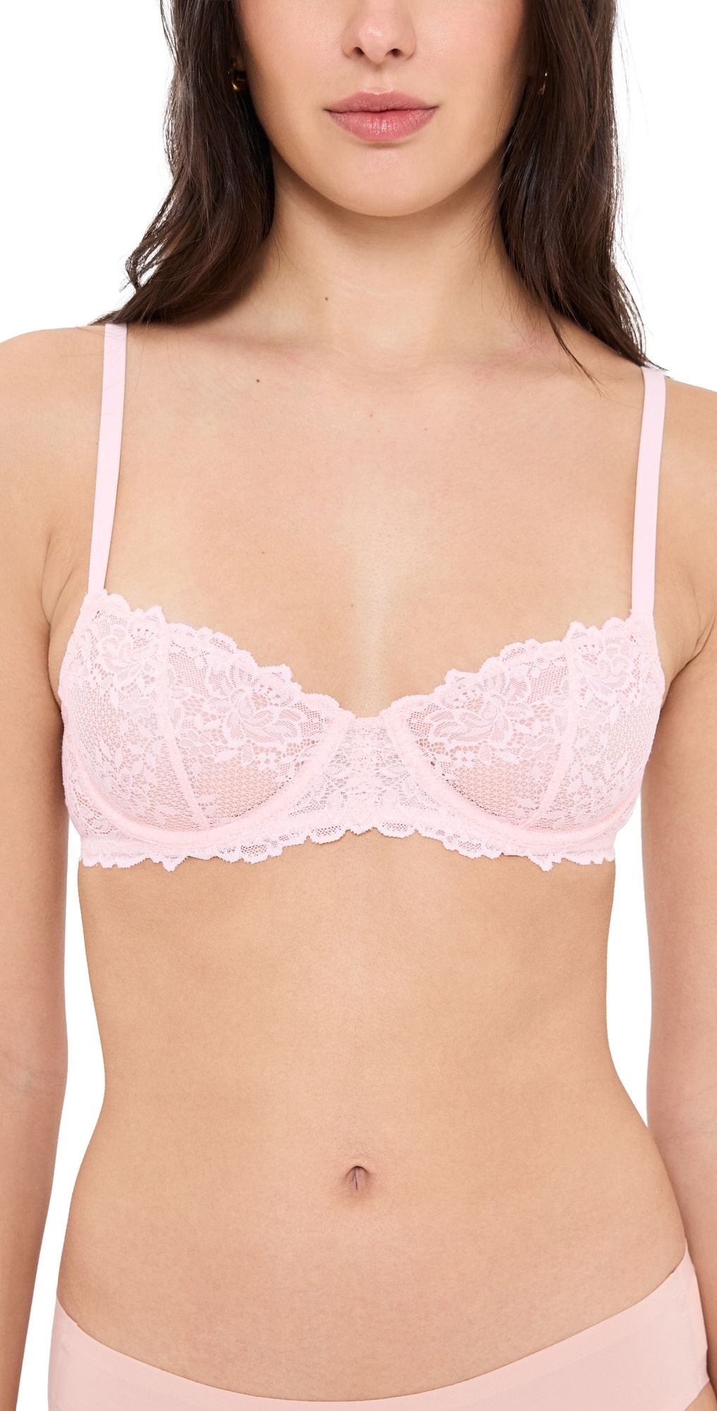 Natori Heavenly Convertible Underwire Balconette Bra Whisper Pink 36DD