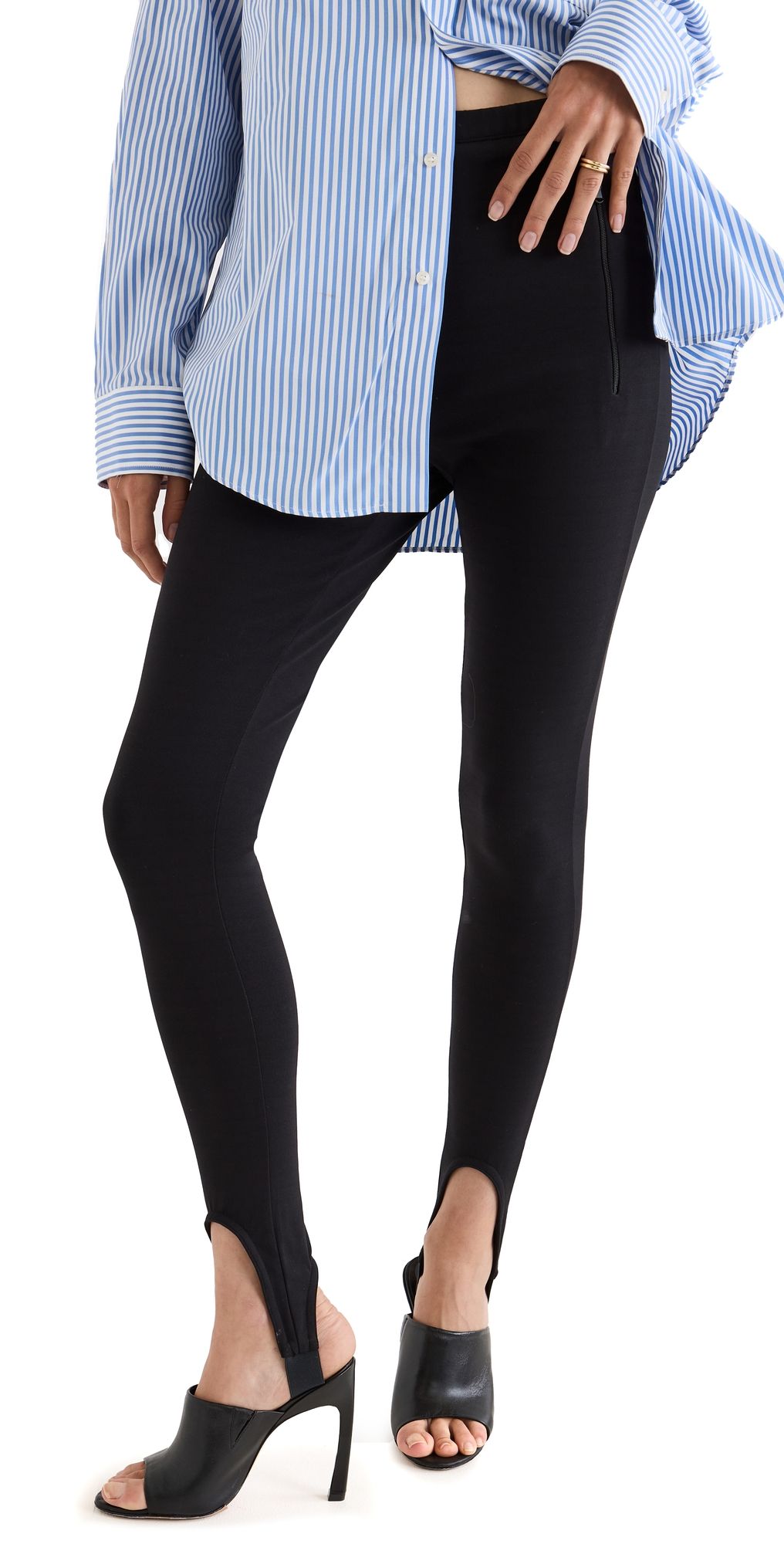 WARDROBE. NYC Stirrup Leggings Black XL