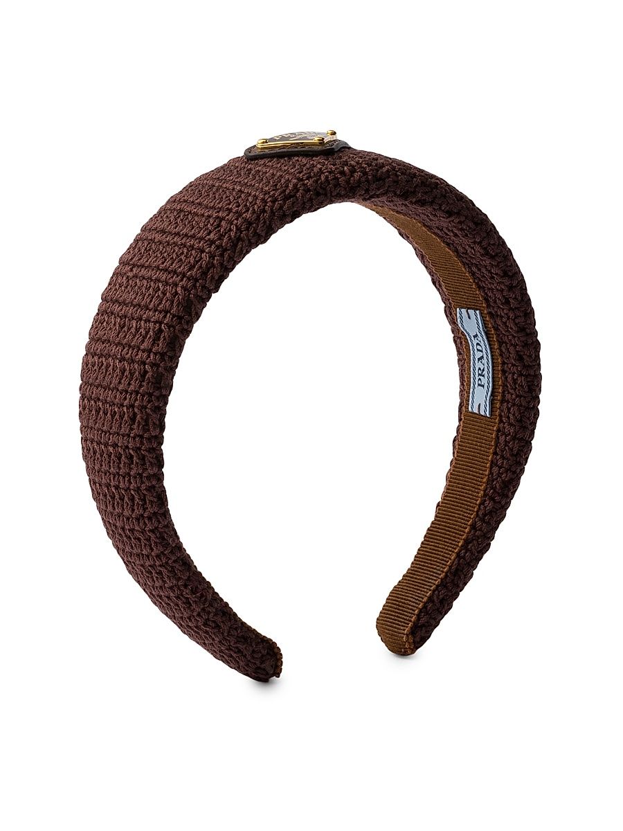 Women's Crochet Headband - Brown