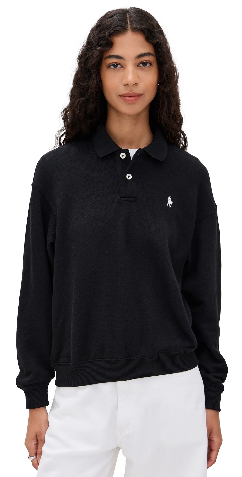 Polo Ralph Lauren Polo Collar Sweatshirt Polo Black XXL