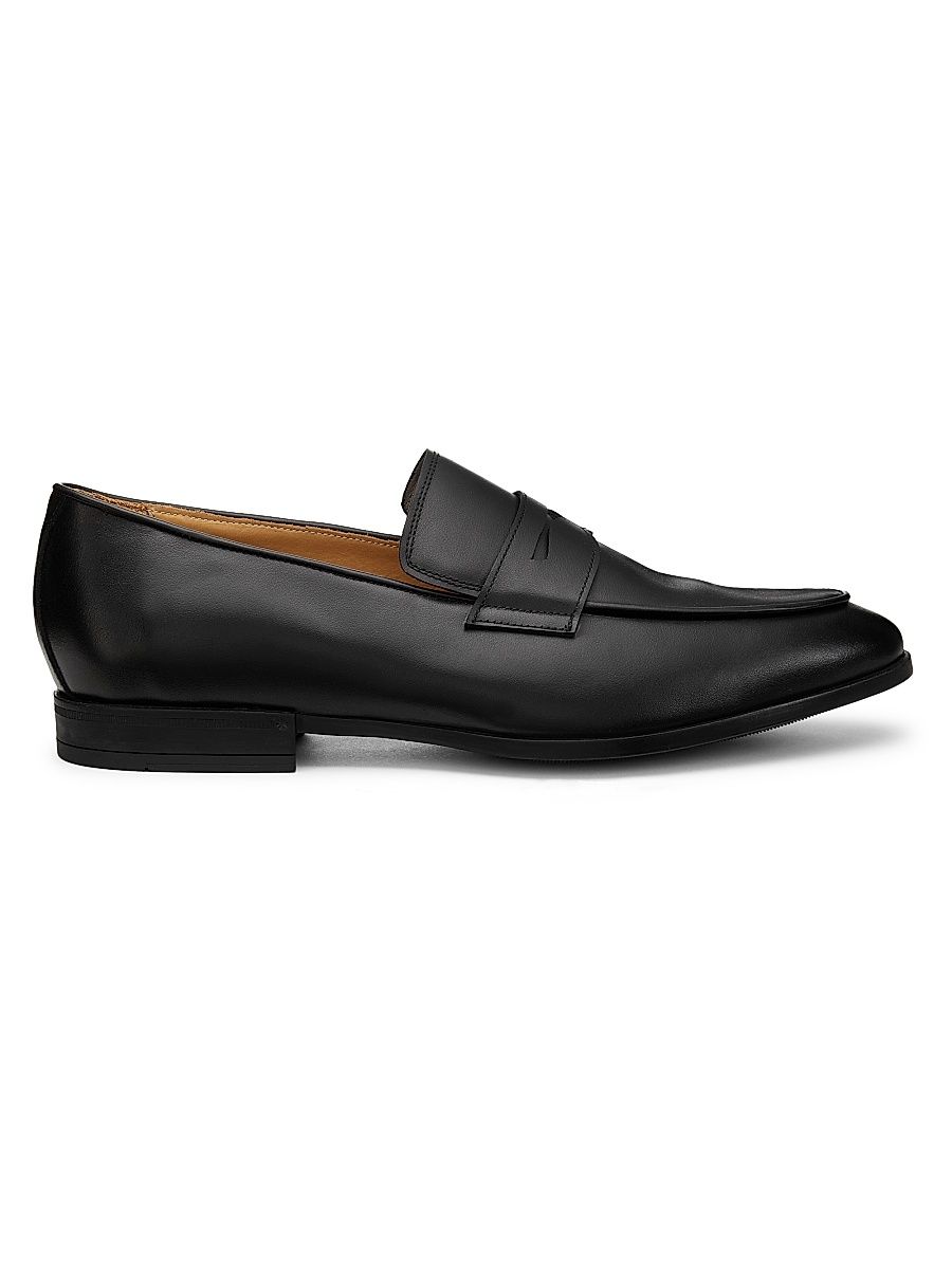 Men's COLLECTION Leather Loafers - Java - Size 12