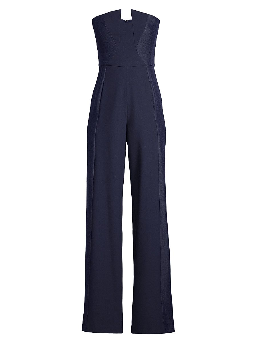Women's Lena Strapless Jumpsuit - Navy - Size 0
