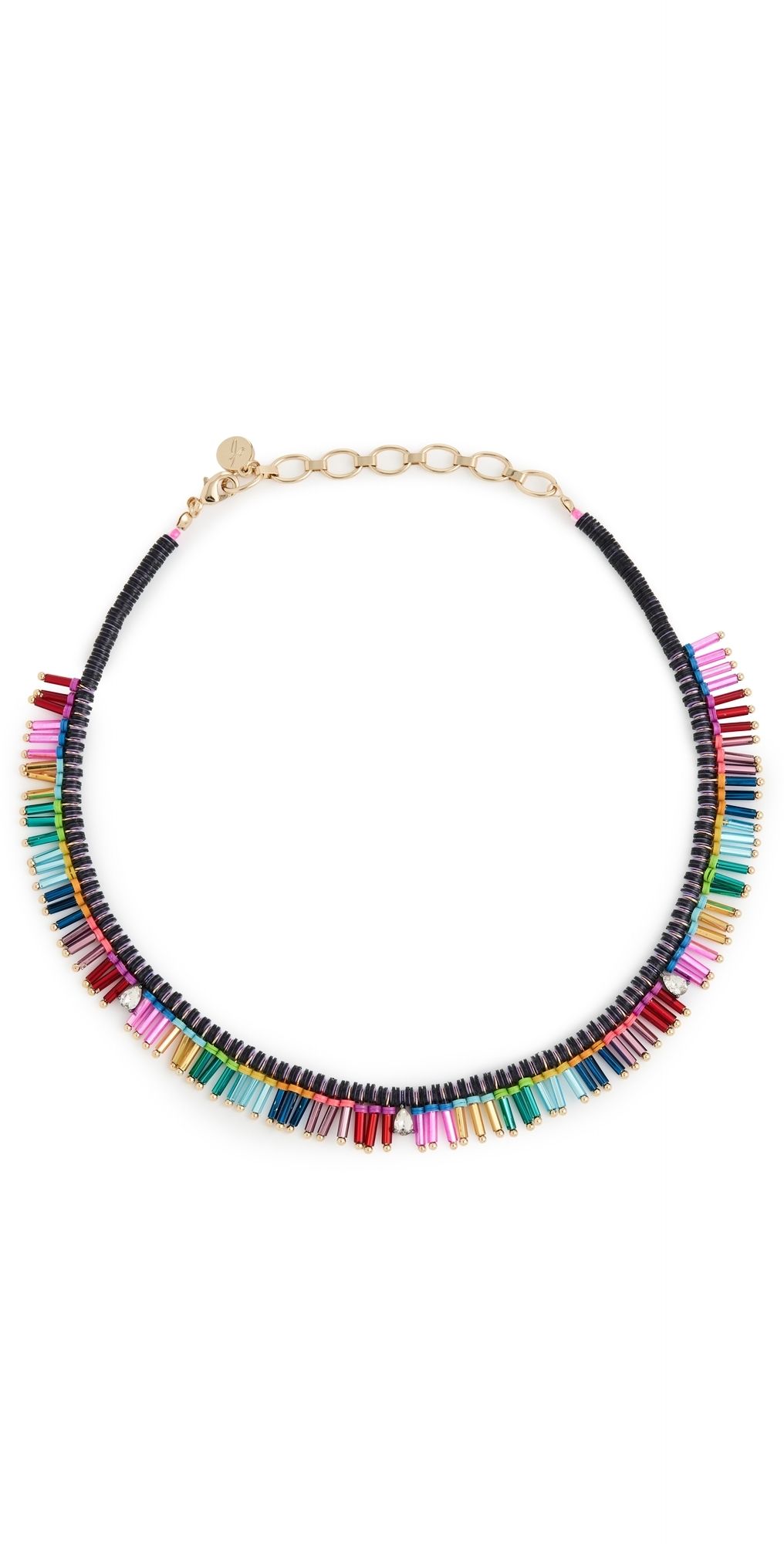 Elsie Frieda On The Fringe Necklace Lite Bright One Size
