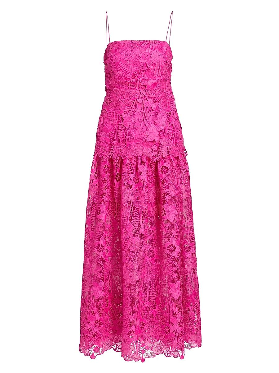 Women's Saige Lace Dress - Flamingo - Size 10