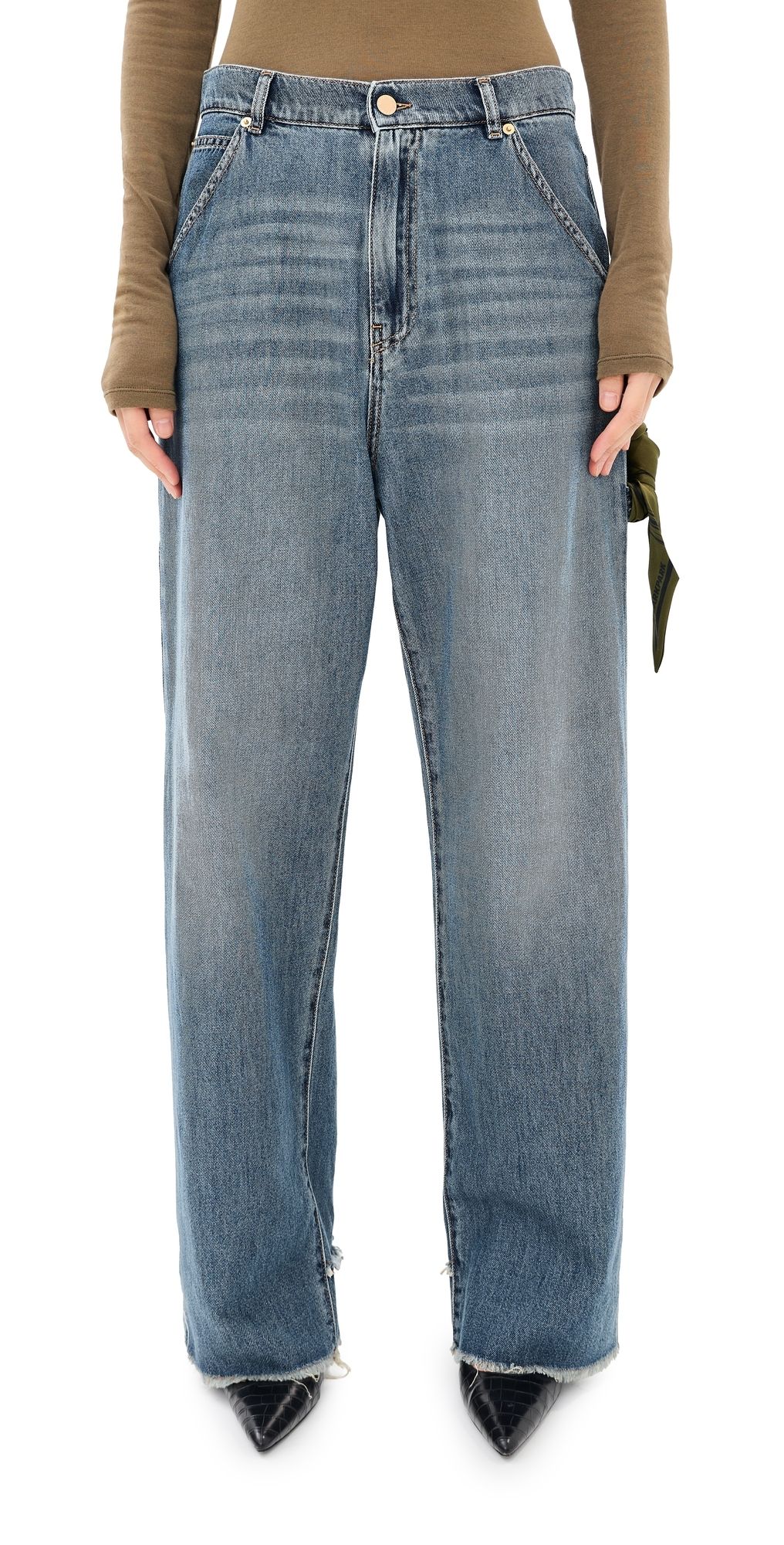 DARKPARK Lisa Loose Fit Carpenter Jeans Slate Vintage 24