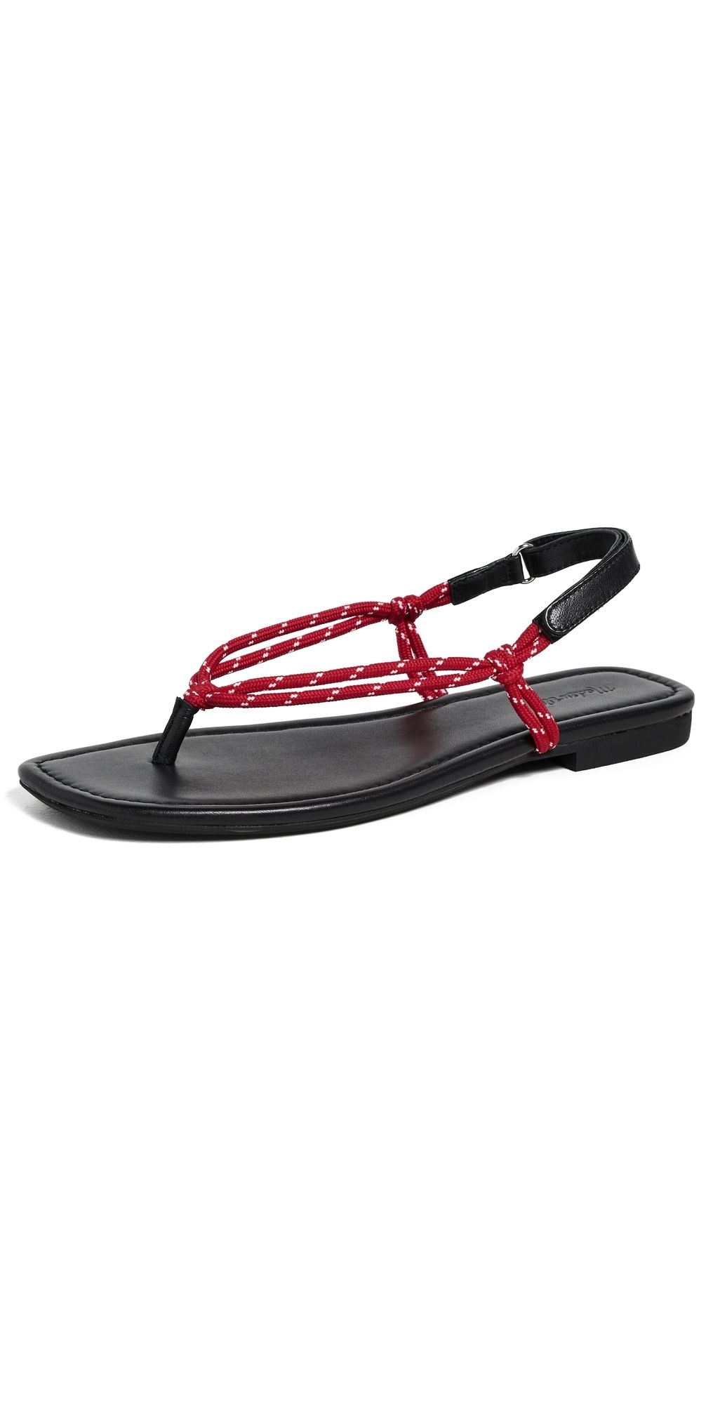 Madewell Aliyah Paracord Sandals Festival Red 7.5
