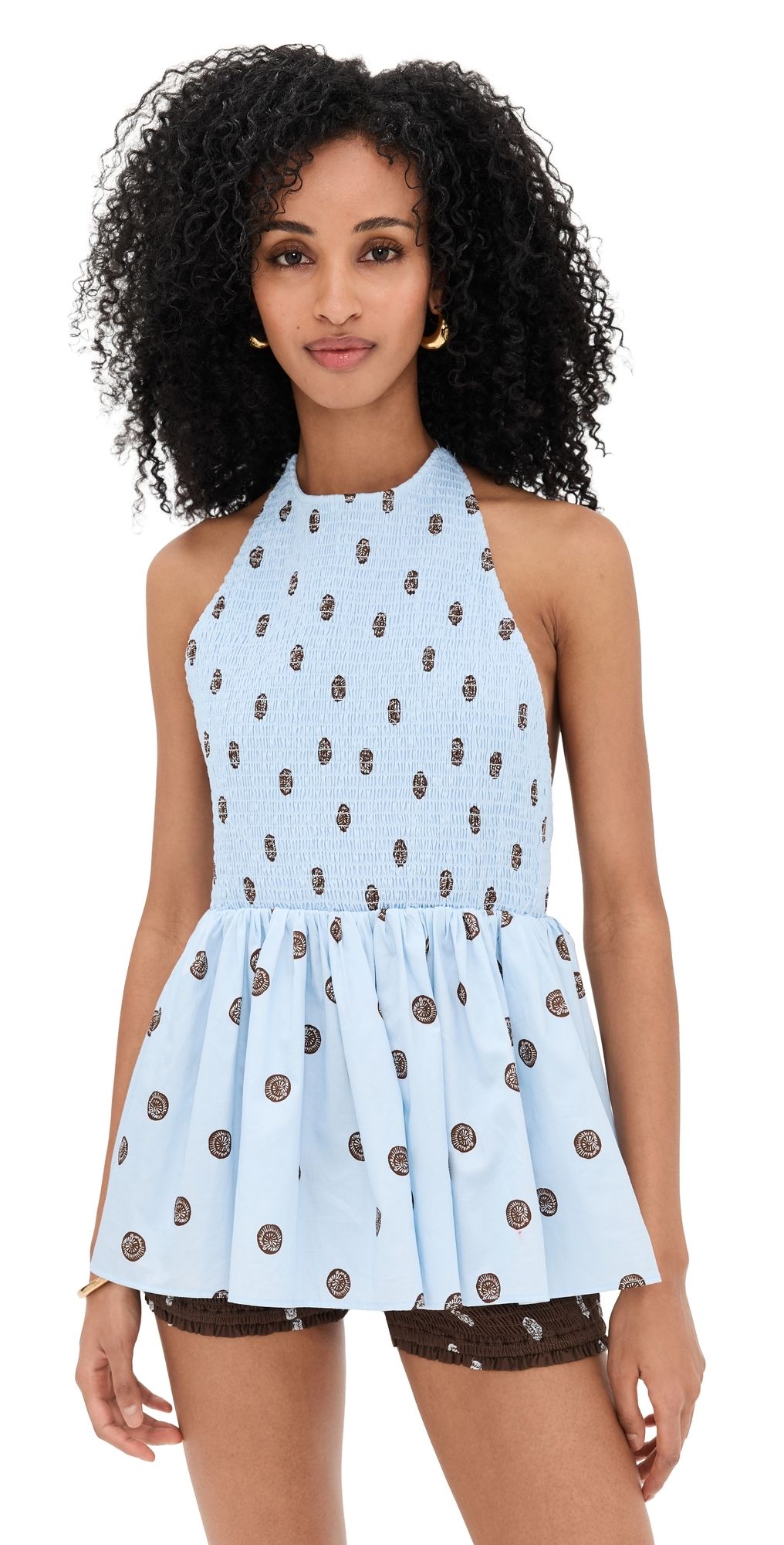 ROAME Wren Halter Top Sea Belle XS