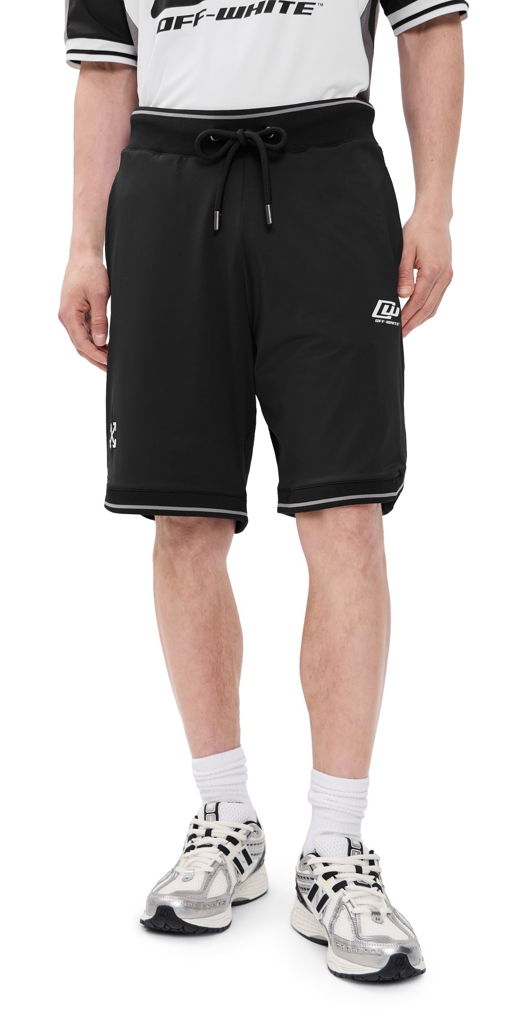 Off-White OWR Team Soccer Shorts Black S