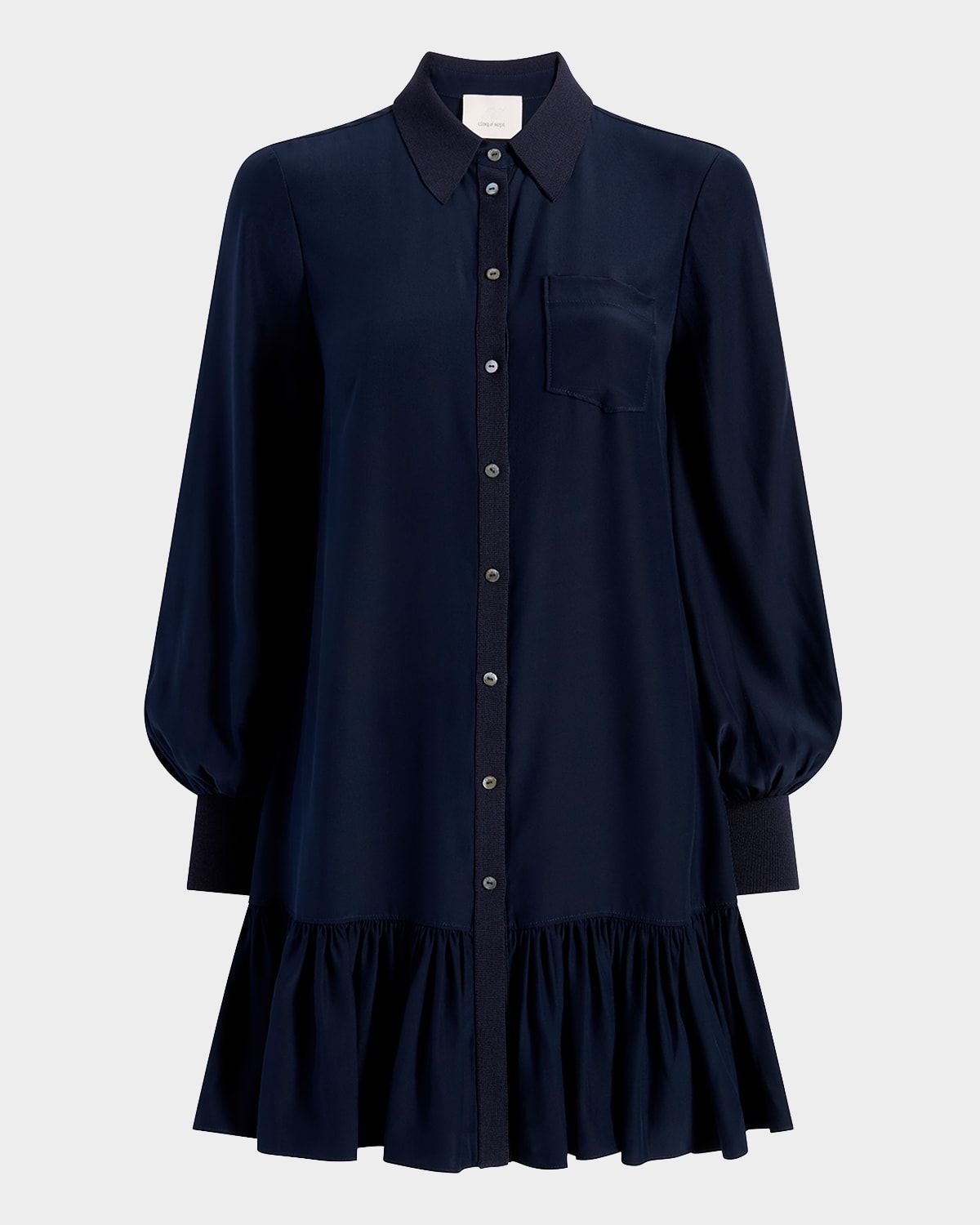 Lelaina Long-Sleeve Shirtdress