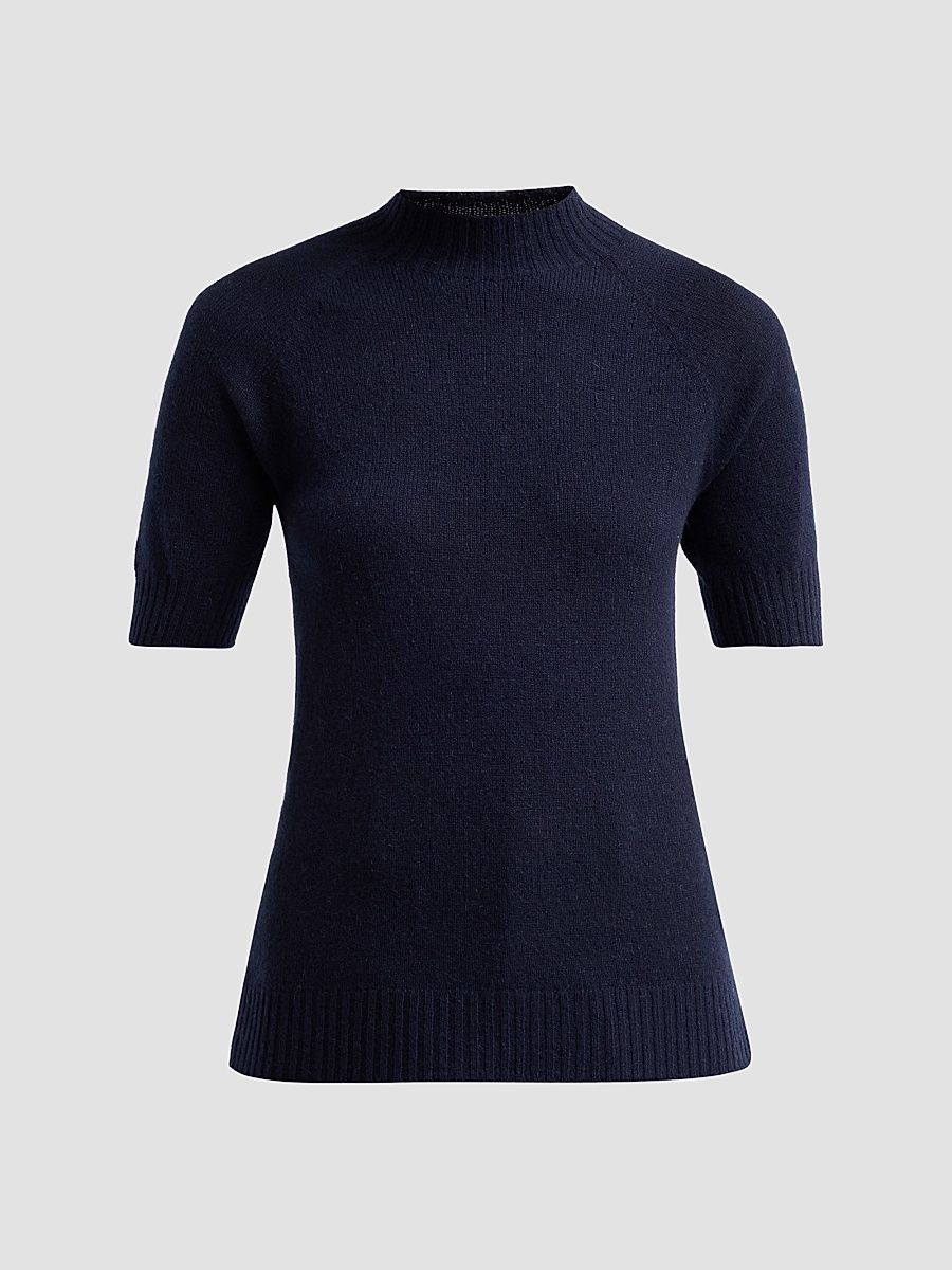 Women's Josie Cashmere Sweater - Navy - Size XL