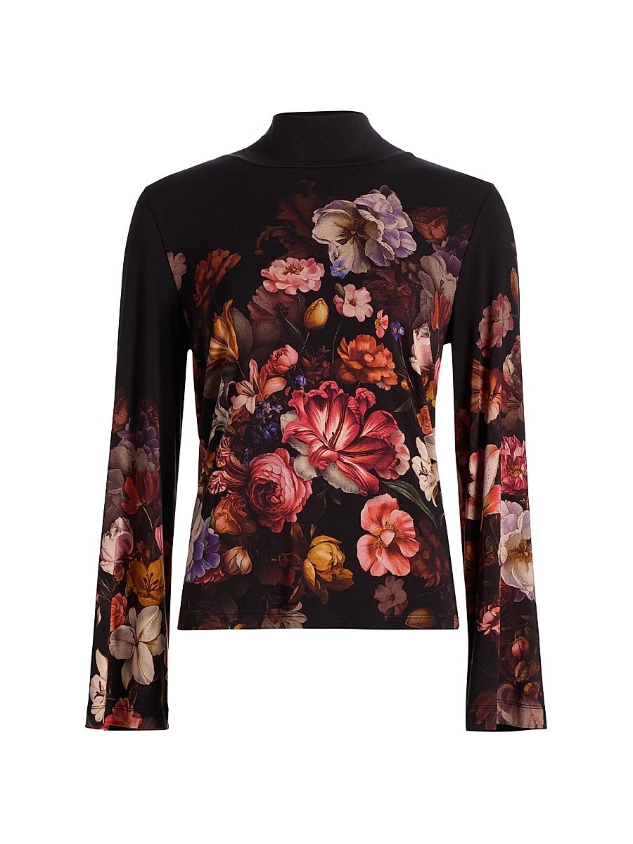 Women's The Janie Favorite Flare-Sleeve T-Shirt - Beckett Blooms - Size XL