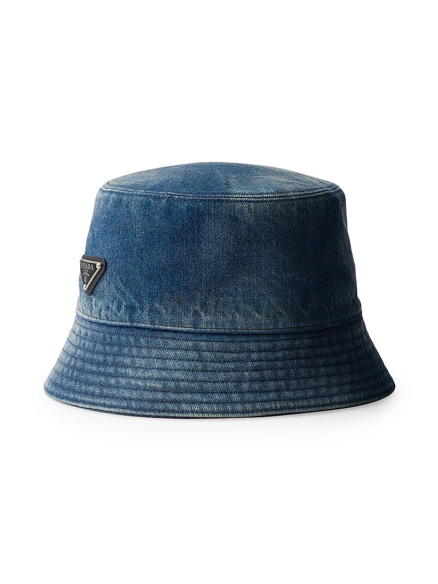 Men's Denim Bucket Hat - Blue - Size Large
