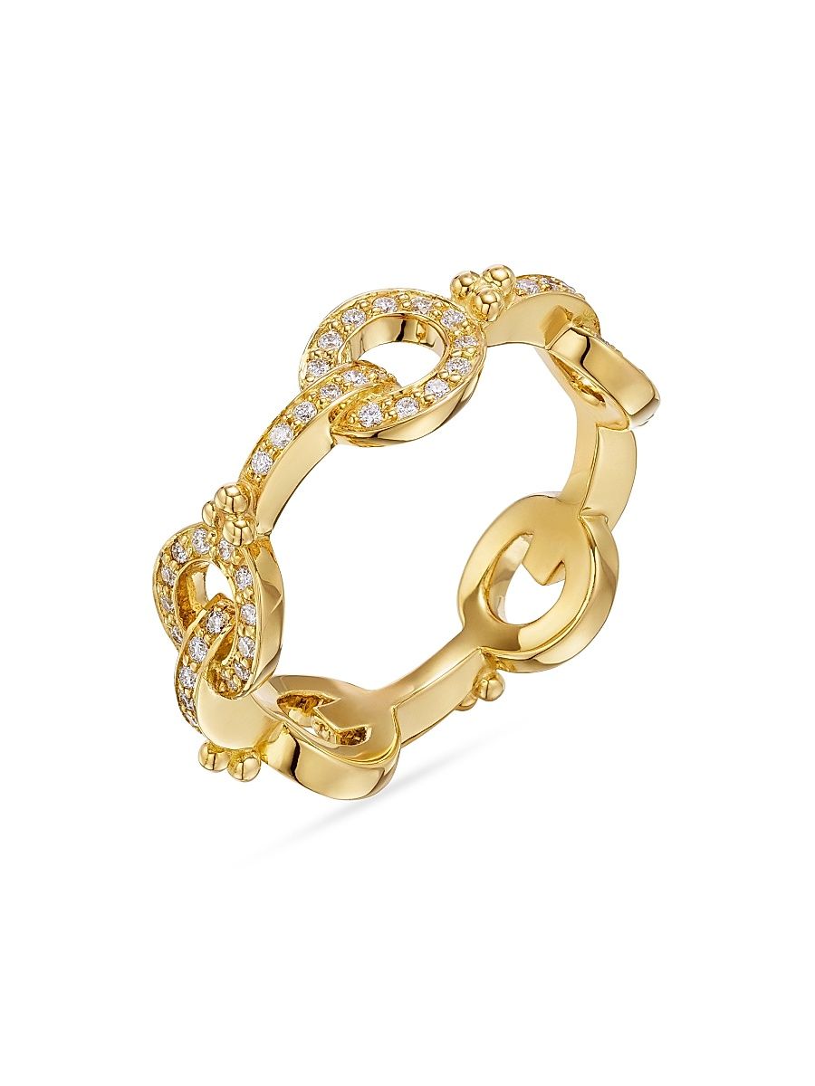 Women's Florence86 Orsina 18K Yellow Gold & Diamond Ring - Yellow Gold - Size 6.5