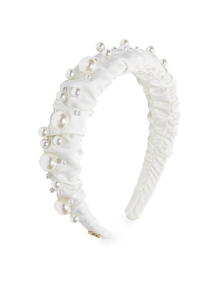 Women's Kelly Imitation Pearl Headband - Ivory