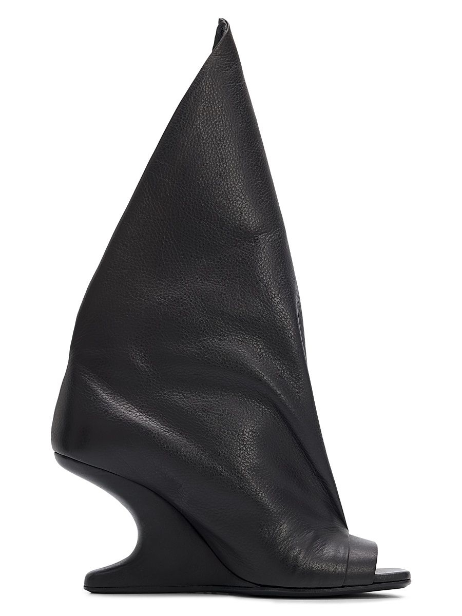 Women's Cantilever 8 Leather Strutter Sandals - Black - Size 9.5