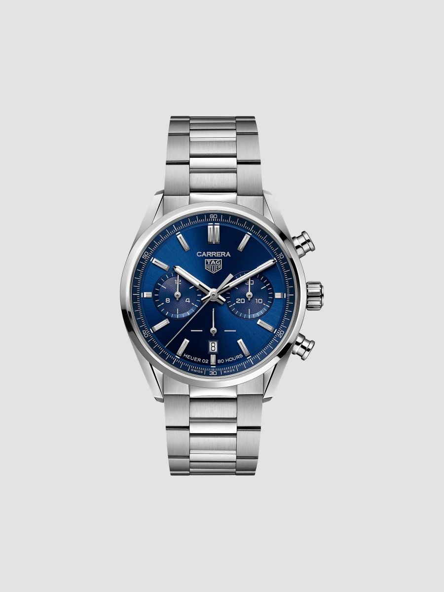 TAG Heuer Men's Carrera Elegance 42MM Stainless Steel Bracelet Automatic Chronograph Watch - Stainless Steel