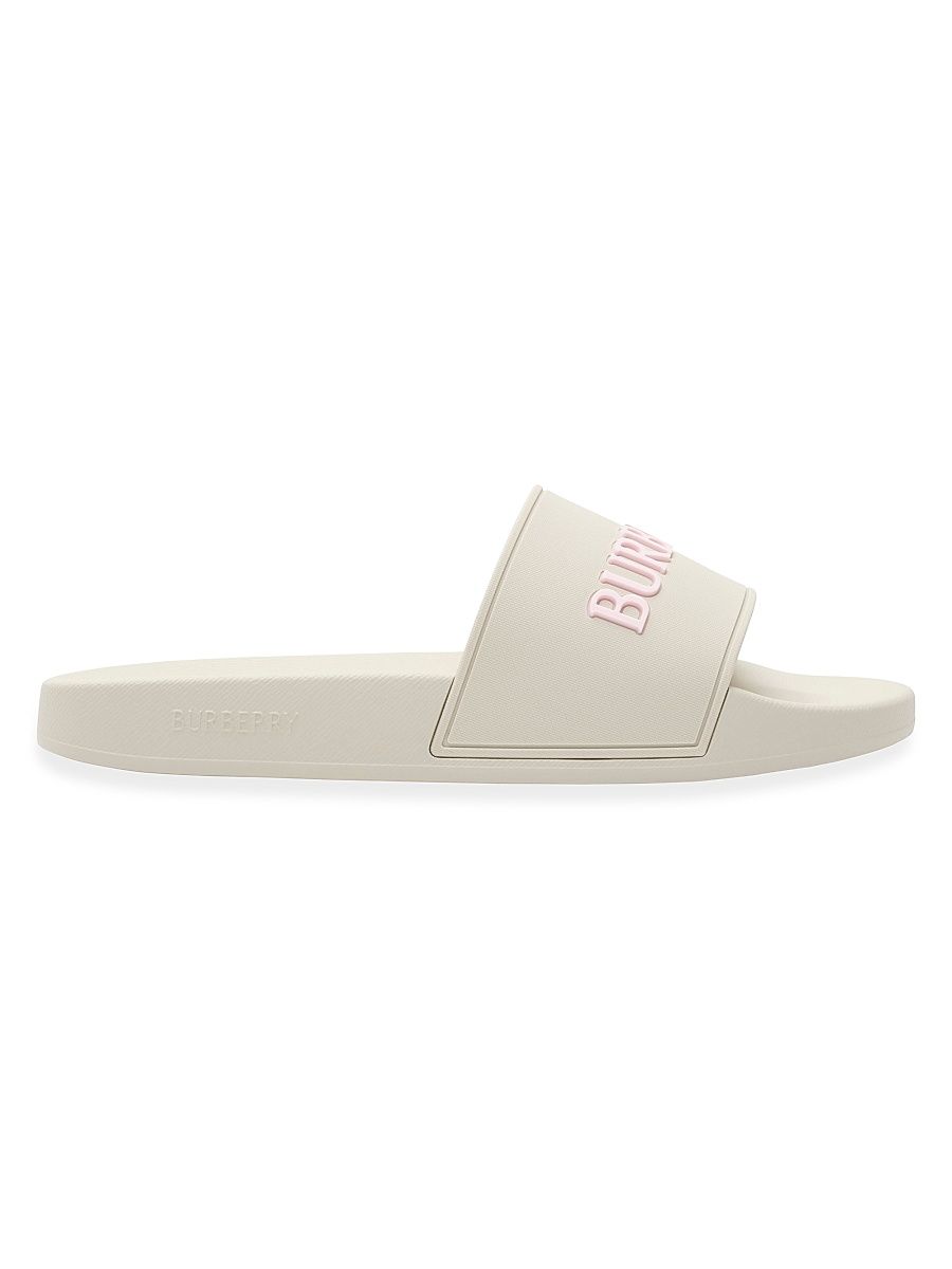 Women's Furley Logo Slides - Sandy Beige Candy - Size 11 Sandals