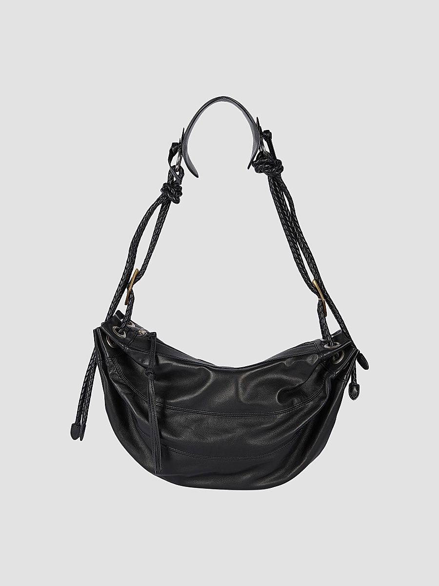 Isabel Marant Women's Medium Maia Leather Shoulder Bag - Black
