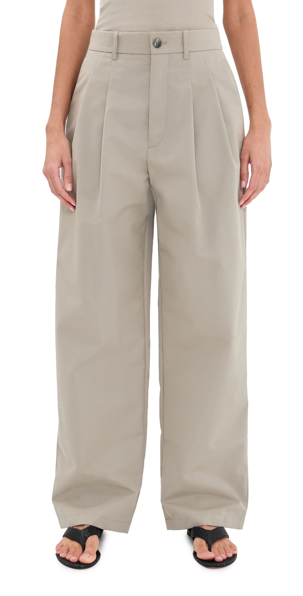 WARDROBE. NYC Clean Chinos Taupe S