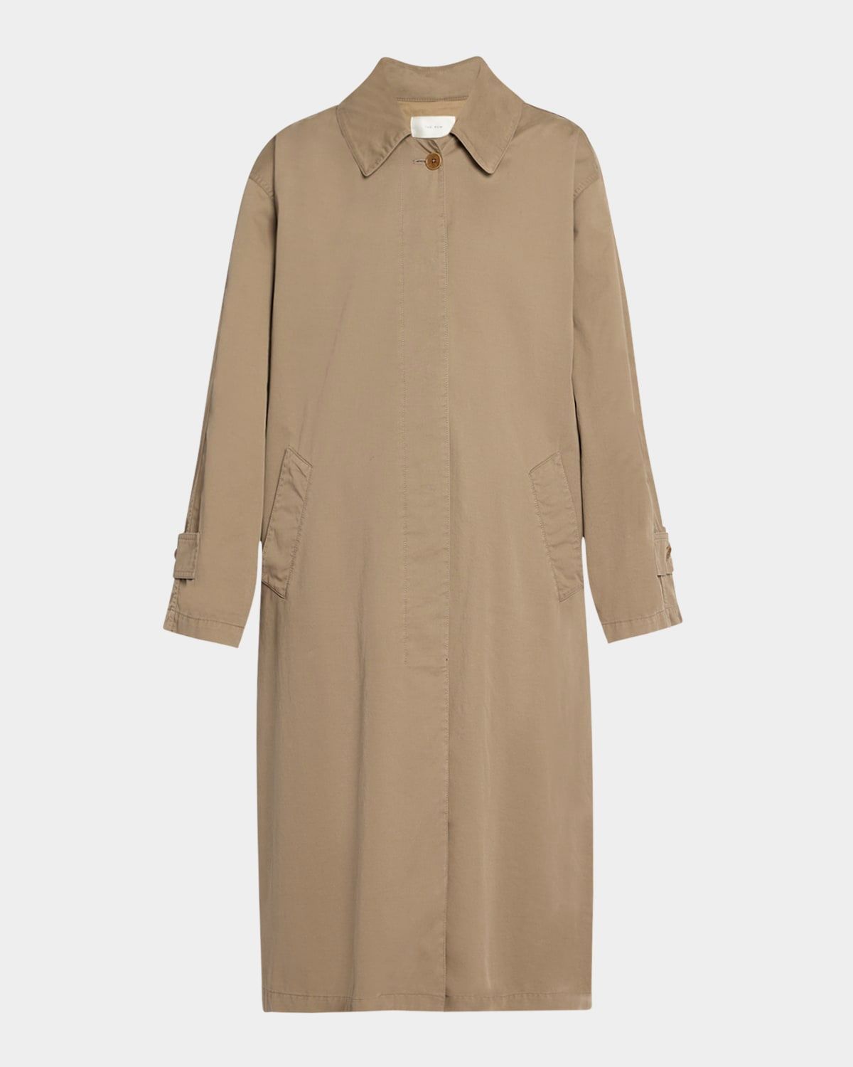 Rocco Cotton-Cashmere Long Trench Coat