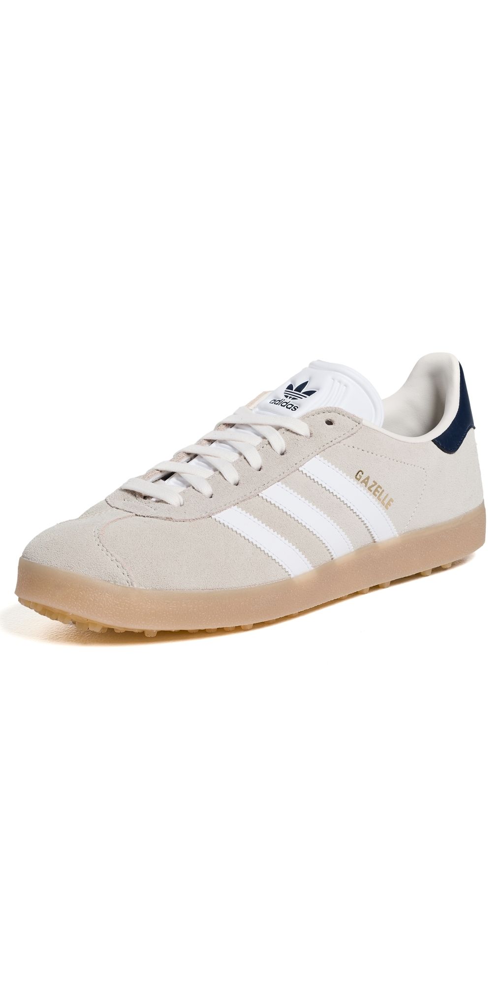 Adidas Golf Gazelle Spikeless Golf Shoes Chalk White/White/Night Indigo 9