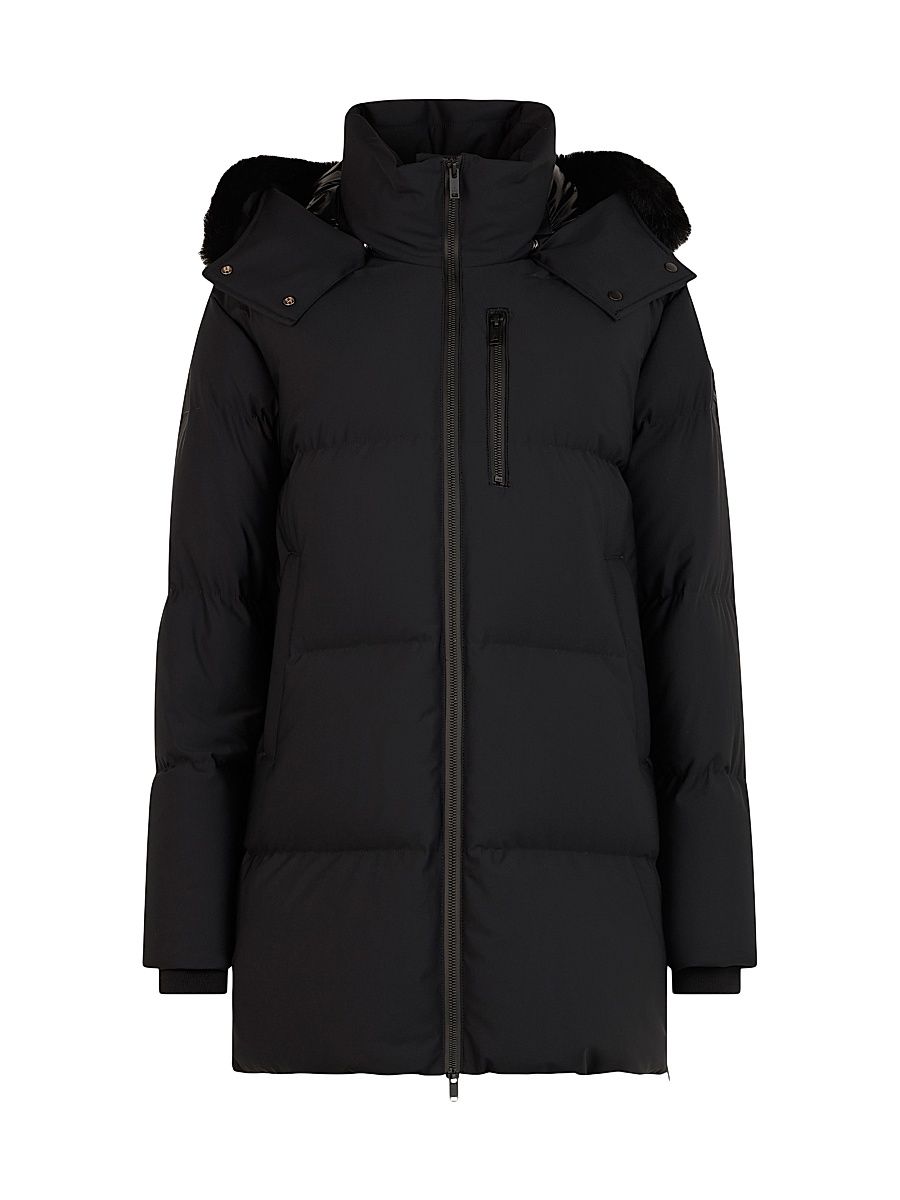 Women's Chelia 3Q Down Coat - Black - Size Medium