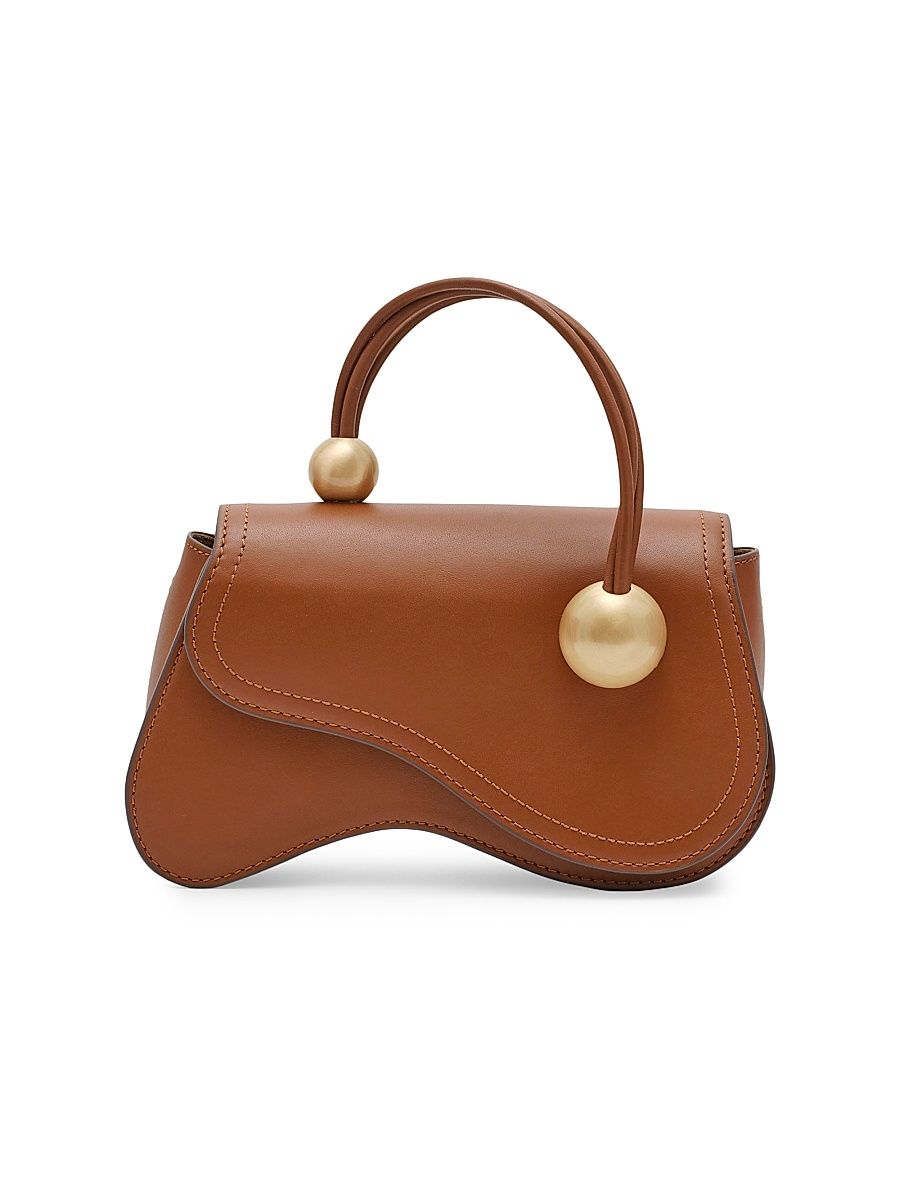 Women's Kazia Leather Top Handle Bag - Espresso