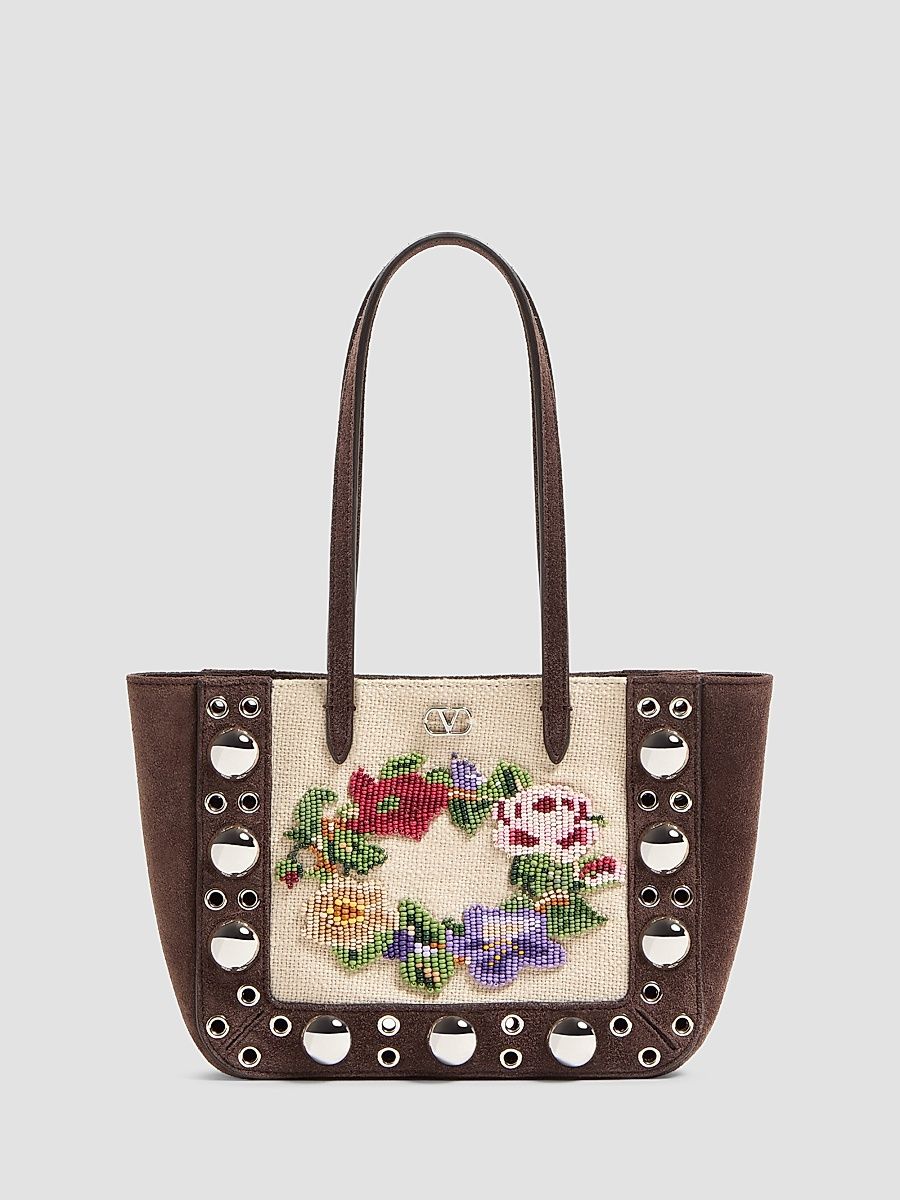 Women's Nellcote Mini Embroidered Top Handle Bag