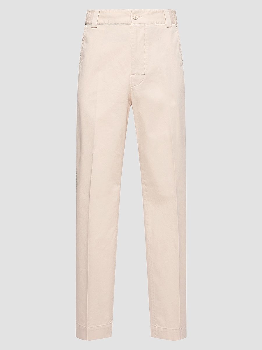 Men's Pants in Cotton - White Ivory - Size Small