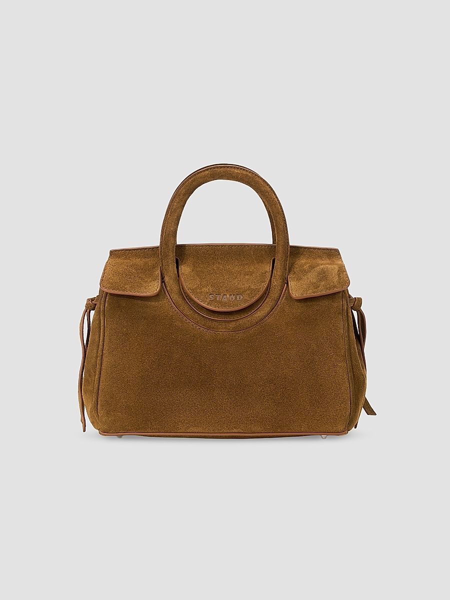 Women's Maude Mini Suede Carryall Bag - Cielo