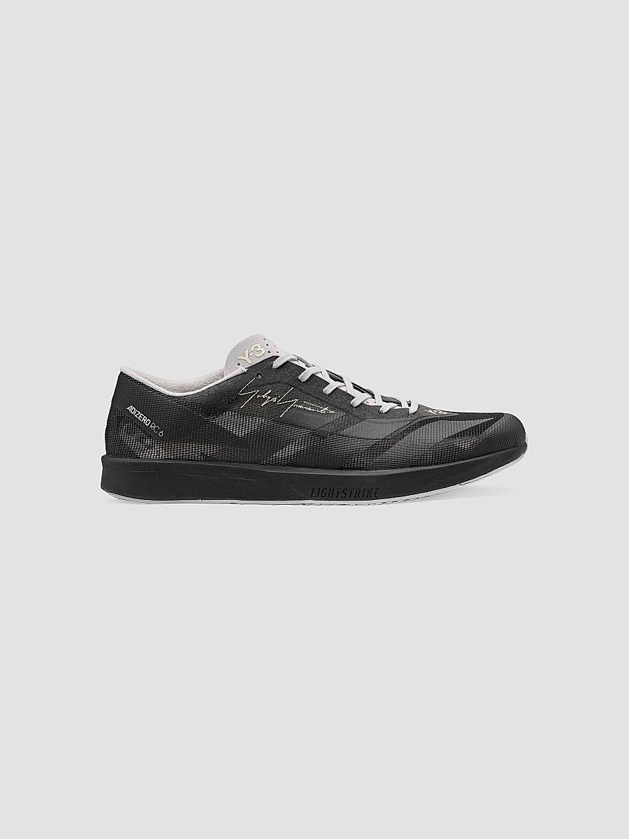 Men's Y-3 Adizero Rc6 Low-Top Sneakers - Black - Size 9.5