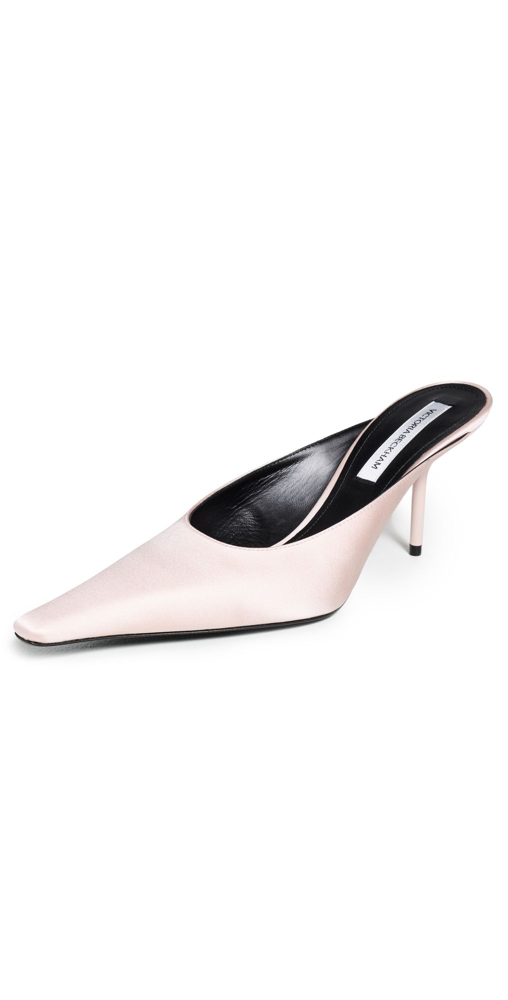 Victoria Beckham Sloan Stiletto Mules Pale Rose 37